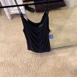 Free people black blousing tank